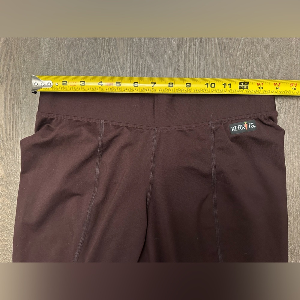KERRITS BROWN HORSEBACK RIDING LEGGINGS - Size Large SKU:557 - Picture 8 of 8
